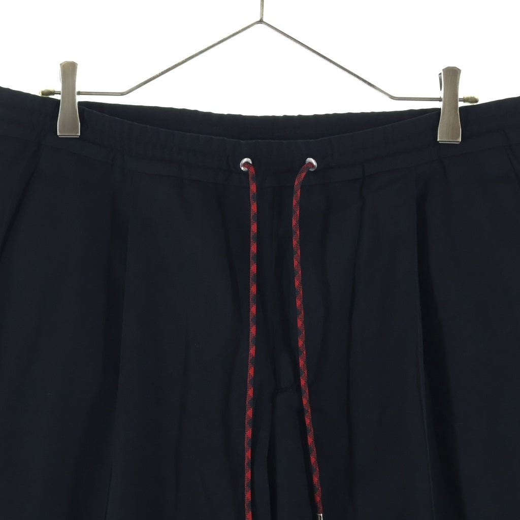 Dior HOMME(ディオールオム) ドローストリング 裾ジップ イージートラウザー ジョガーパンツ ブラック 633C165E3576