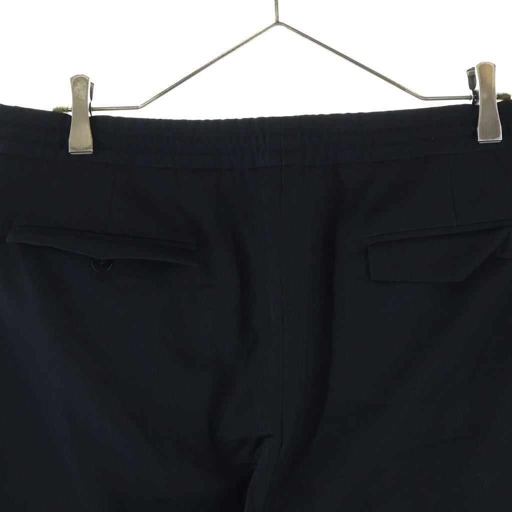Dior HOMME(ディオールオム) ドローストリング 裾ジップ イージートラウザー ジョガーパンツ ブラック 633C165E3576