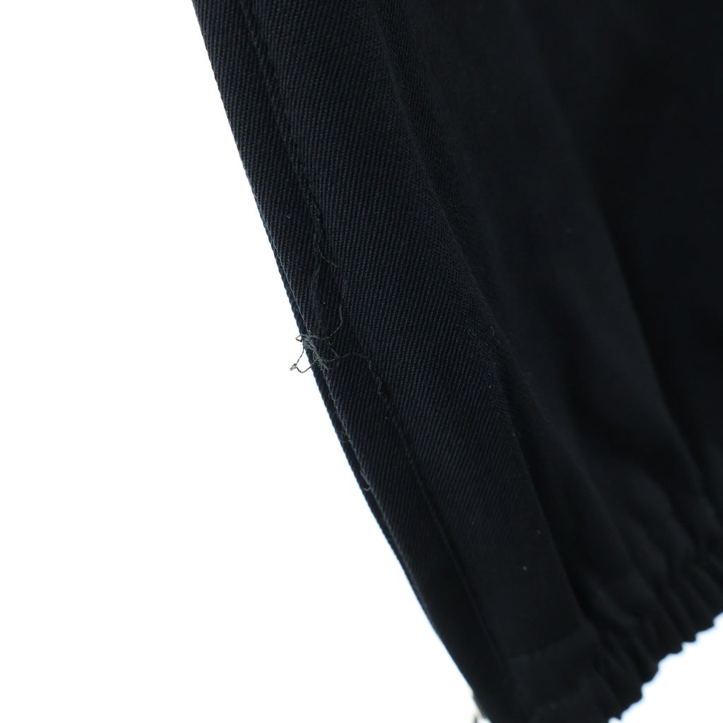 Dior HOMME(ディオールオム) ドローストリング 裾ジップ イージートラウザー ジョガーパンツ ブラック 633C165E3576