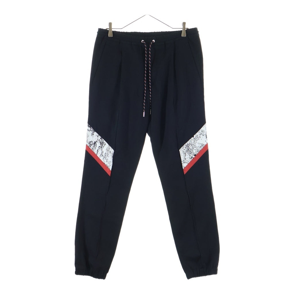 Dior HOMME(ディオールオム) コントラストパネル イージースラックスパンツ ジョガーパンツ ブラック 763C183V3971