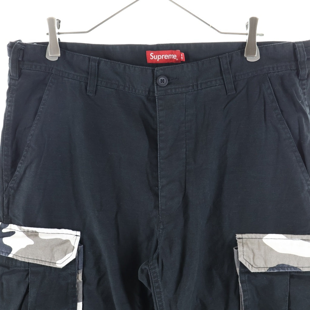SUPREME(シュプリーム) 22SS Cargo Pant カモフラ カーゴパンツ ブラック