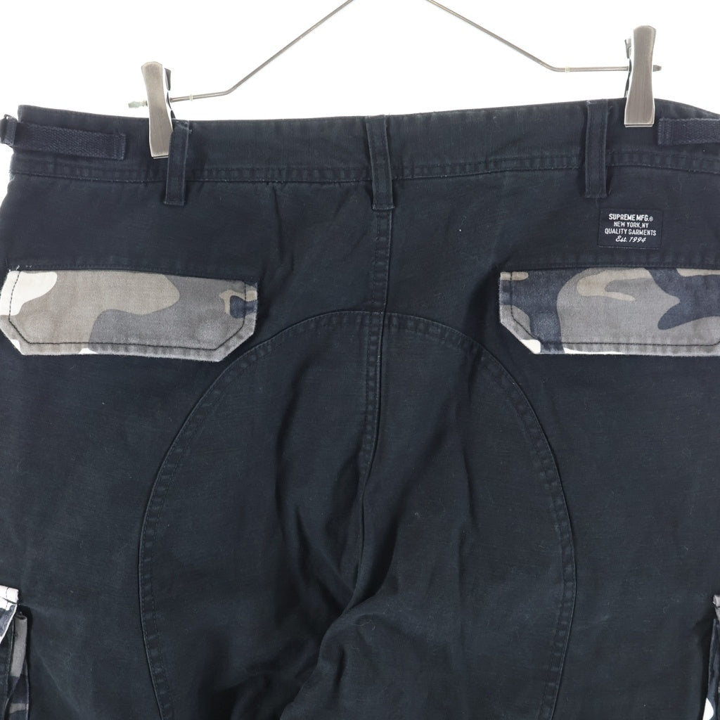 SUPREME(シュプリーム) 22SS Cargo Pant カモフラ カーゴパンツ ブラック