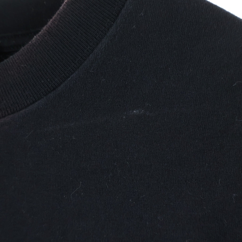 BALENCIAGA(バレンシアガ) 20SS WFP Print Tee 両面プリント 半袖Tシャツ カットソー ロゴ コットン ブラック 612966 THV84 レディース