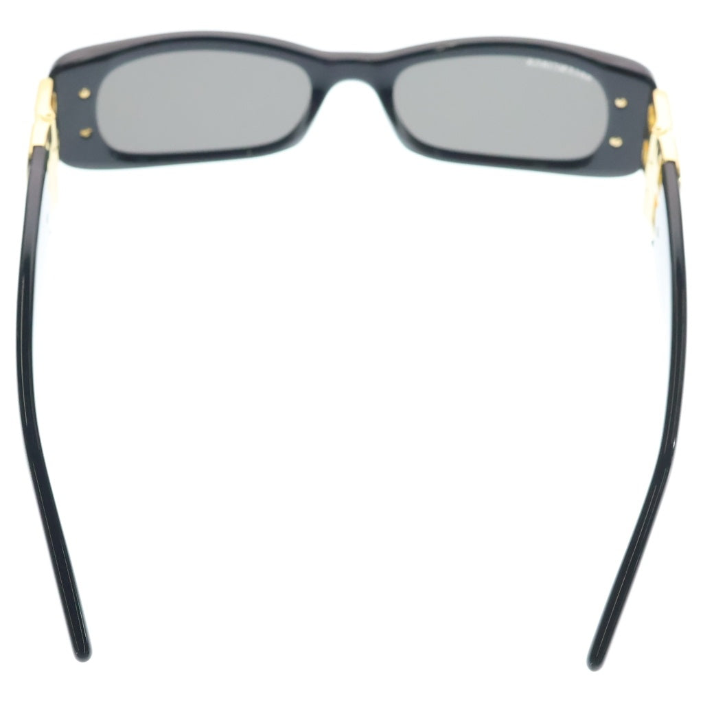 BALENCIAGA(バレンシアガ) DYNASTY RECTANGLE ダイナスティ レクタングル BBロゴ サングラス アイウェア ブラック/ゴールド BB0096S