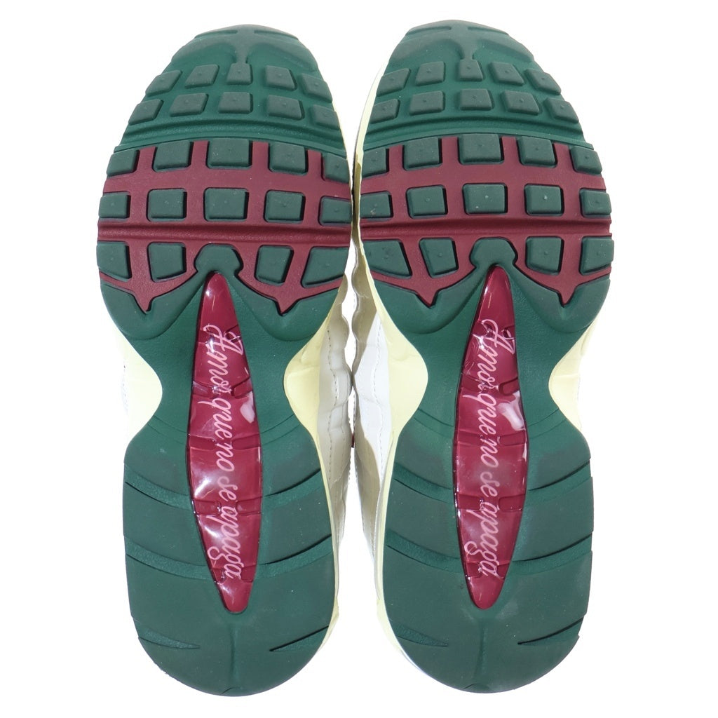 NIKE(ナイキ) AIR MAX 95 BIG BUBBLE MEXICO エアマックス95 ビッグバブル メキシコ ローカットスニーカー ホワイト/グリーン US8/26cm IR5900-030