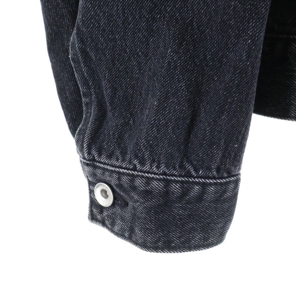 Sacai(サカイ) 23AW Denim Blouson ポインテッドカラー デニム ブルゾン ジャケット ブラック 23-03159M