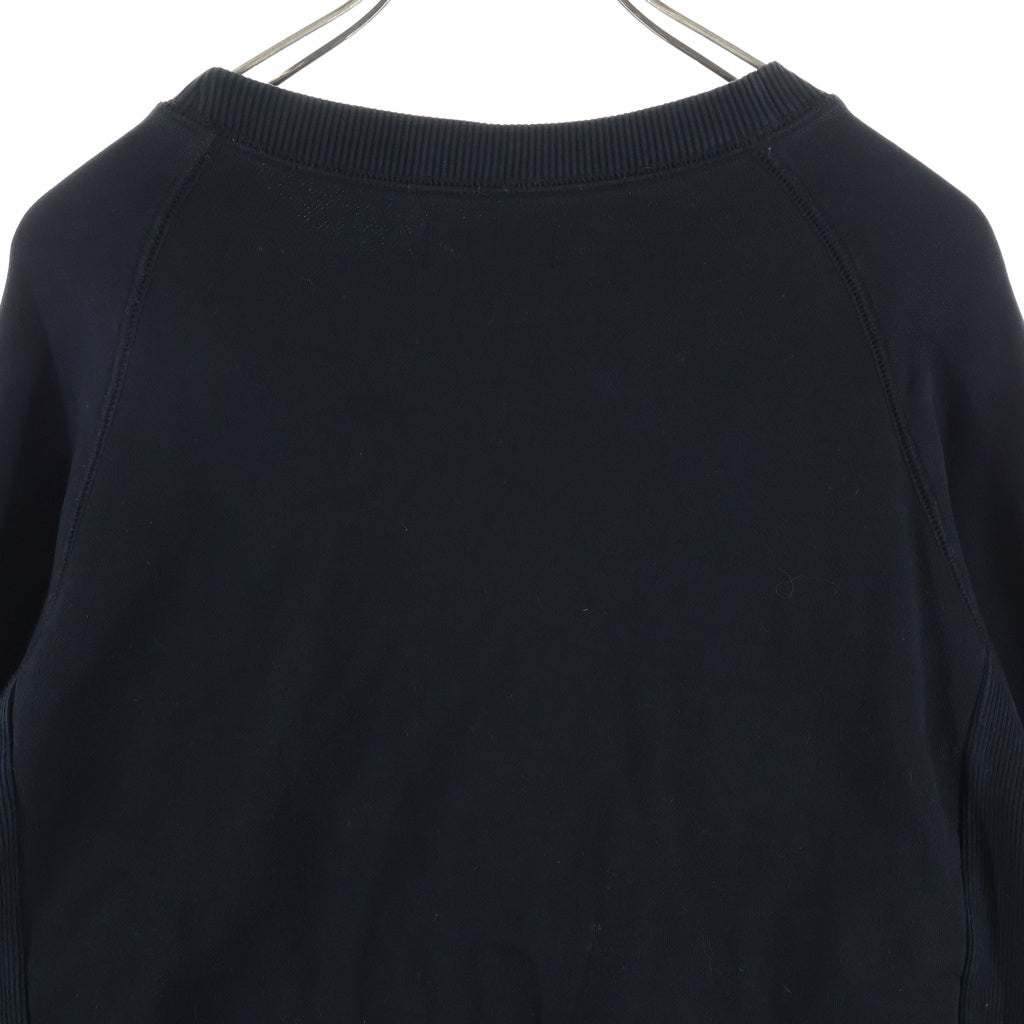 Sacai(サカイ) 21SS ×A.P.C. LOGO PRINT SWEAT CREW アーペーセー ロゴプリント クルーネック スウェットトレーナー ブラック 21E2-COEON-M27656