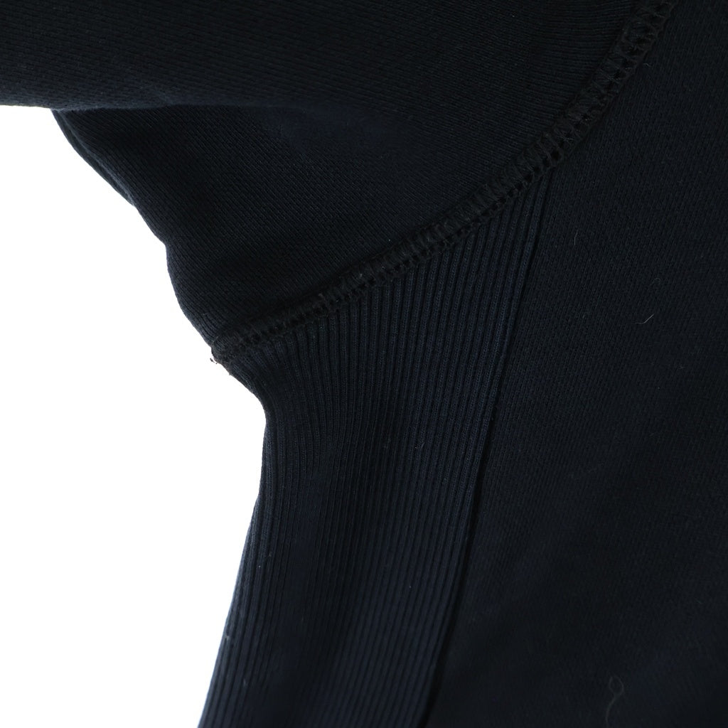 Sacai(サカイ) 21SS ×A.P.C. LOGO PRINT SWEAT CREW アーペーセー ロゴプリント クルーネック スウェットトレーナー ブラック 21E2-COEON-M27656