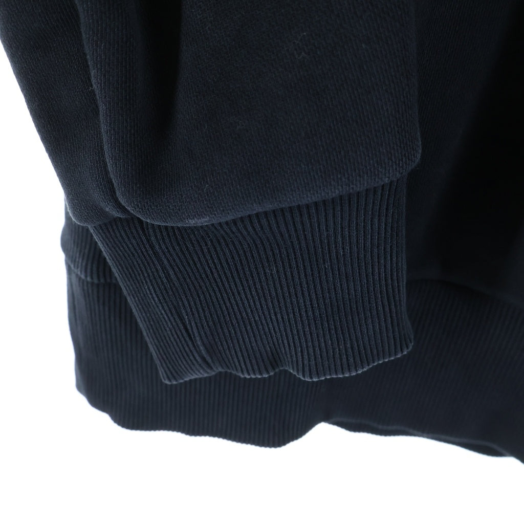 Sacai(サカイ) 21SS ×A.P.C. LOGO PRINT SWEAT CREW アーペーセー ロゴプリント クルーネック スウェットトレーナー ブラック 21E2-COEON-M27656