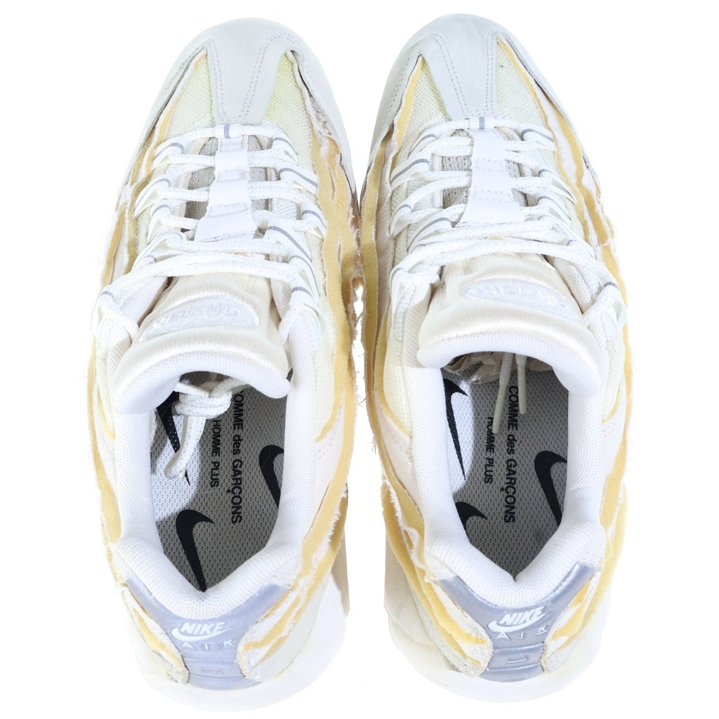 NIKE(ナイキ) ×COMME des GARCONS AIR MAX 95 CU8406-100 コムデギャルソン エアマックス95 ローカットスニーカー ホワイト US11/29cm