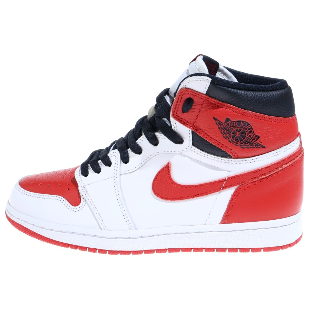 NIKE(ナイキ) AIR JORDAN 1 HIGH OG HERITAGE 555088-161 エアジョーダン1 ヘリテージ ハイカットスニーカー レッド/ホワイト US8/26cm