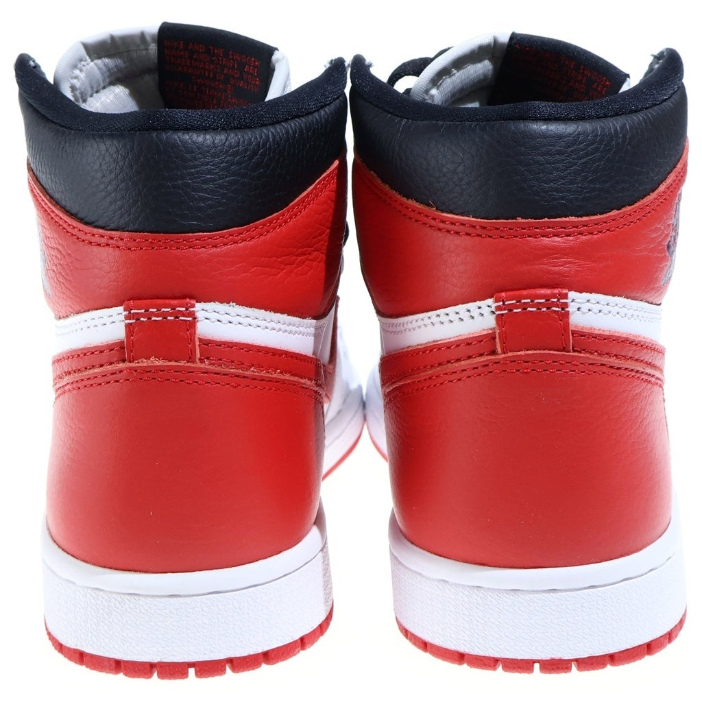 NIKE(ナイキ) AIR JORDAN 1 HIGH OG HERITAGE 555088-161 エアジョーダン1 ヘリテージ ハイカットスニーカー レッド/ホワイト US8/26cm