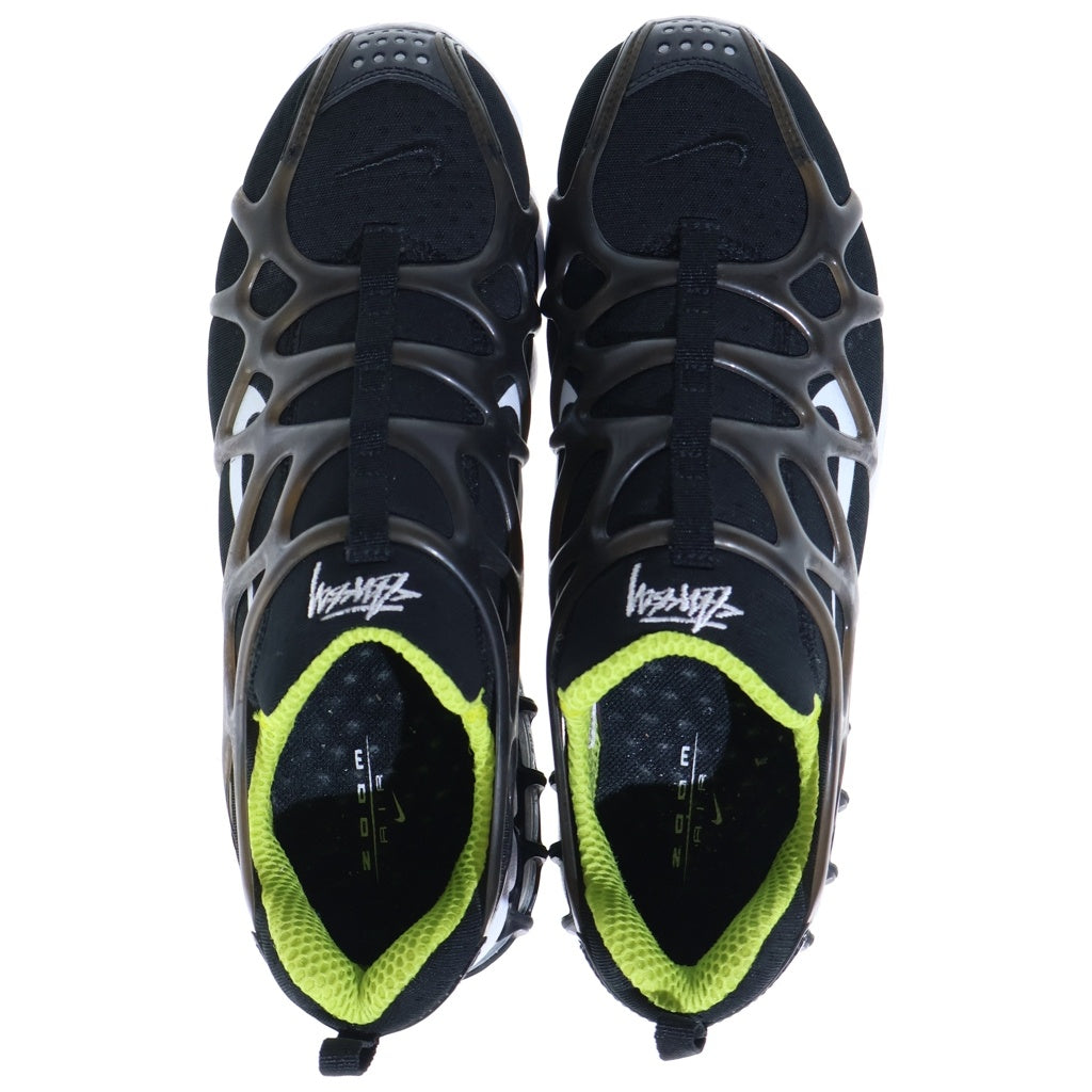 NIKE(ナイキ) ×STUSSY AIR ZM SPIRIDON KK ステューシー エアズーム クキニ ローカットスニーカー ブラック/イエロー US8.5/26.5cm CJ9918-001