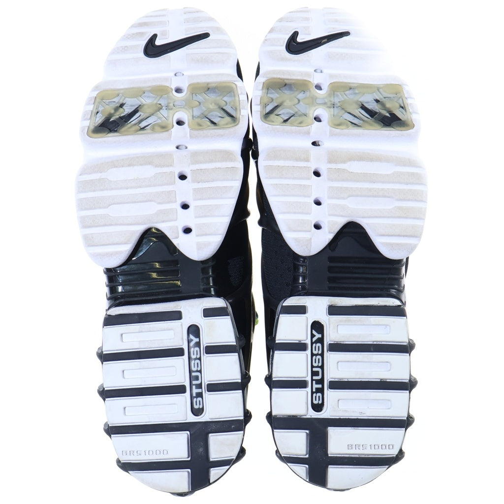 NIKE(ナイキ) ×STUSSY AIR ZM SPIRIDON KK ステューシー エアズーム クキニ ローカットスニーカー ブラック/イエロー US8.5/26.5cm CJ9918-001