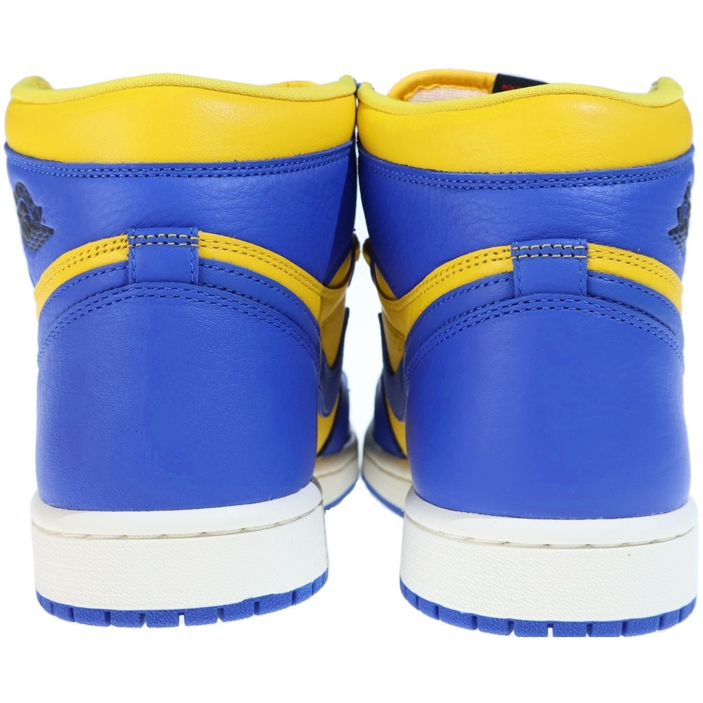 NIKE(ナイキ) WMNS AIR JORDAN 1 HIGH OG FD2596-700 ウィメンズ エアジョーダン1 ハイカットスニーカー イエロー/ブルー US9/26cm レディース