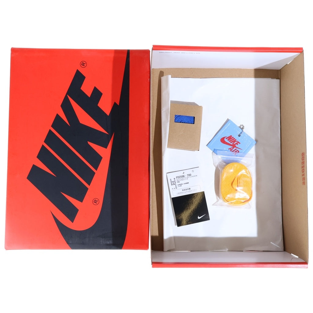 NIKE(ナイキ) WMNS AIR JORDAN 1 HIGH OG FD2596-700 ウィメンズ エアジョーダン1 ハイカットスニーカー イエロー/ブルー US9/26cm レディース