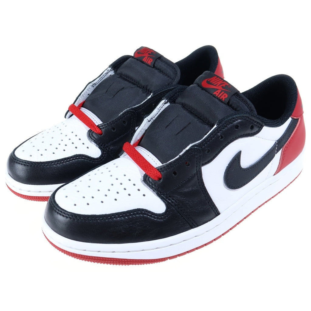 NIKE(ナイキ) AIR JORDAN 1 RETRO LOW OG BLACK TOE CZ0790-106 エアジョーダン1 ブラックトゥ ローカットスニーカー レッド/ブラック/ホワイト US8/26cm