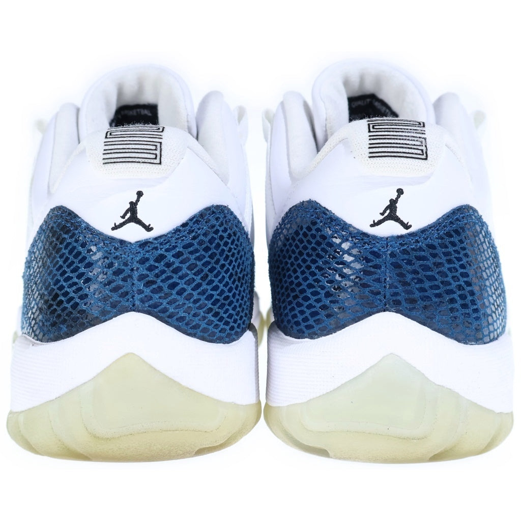 NIKE(ナイキ) AIR JORDAN 11 LOW SNAKESKIN CD6846-102 エアジョーダン11 スネークスキン ローカットスニーカー ホワイト/ブルー US8/26cm