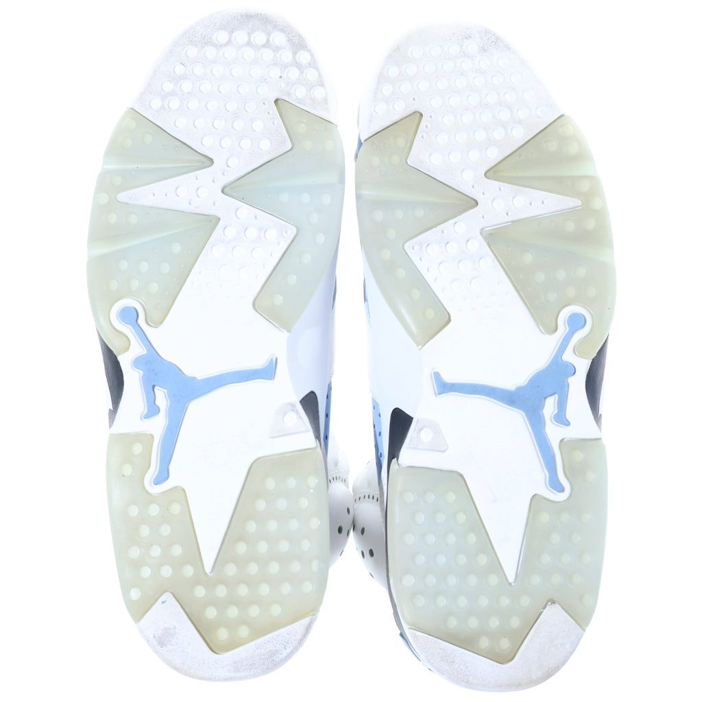 NIKE(ナイキ) AIR JORDAN 6 UNC エアジョーダン6 ハイカットスニーカー ホワイト/ブルー US8/26cm CT8529-410
