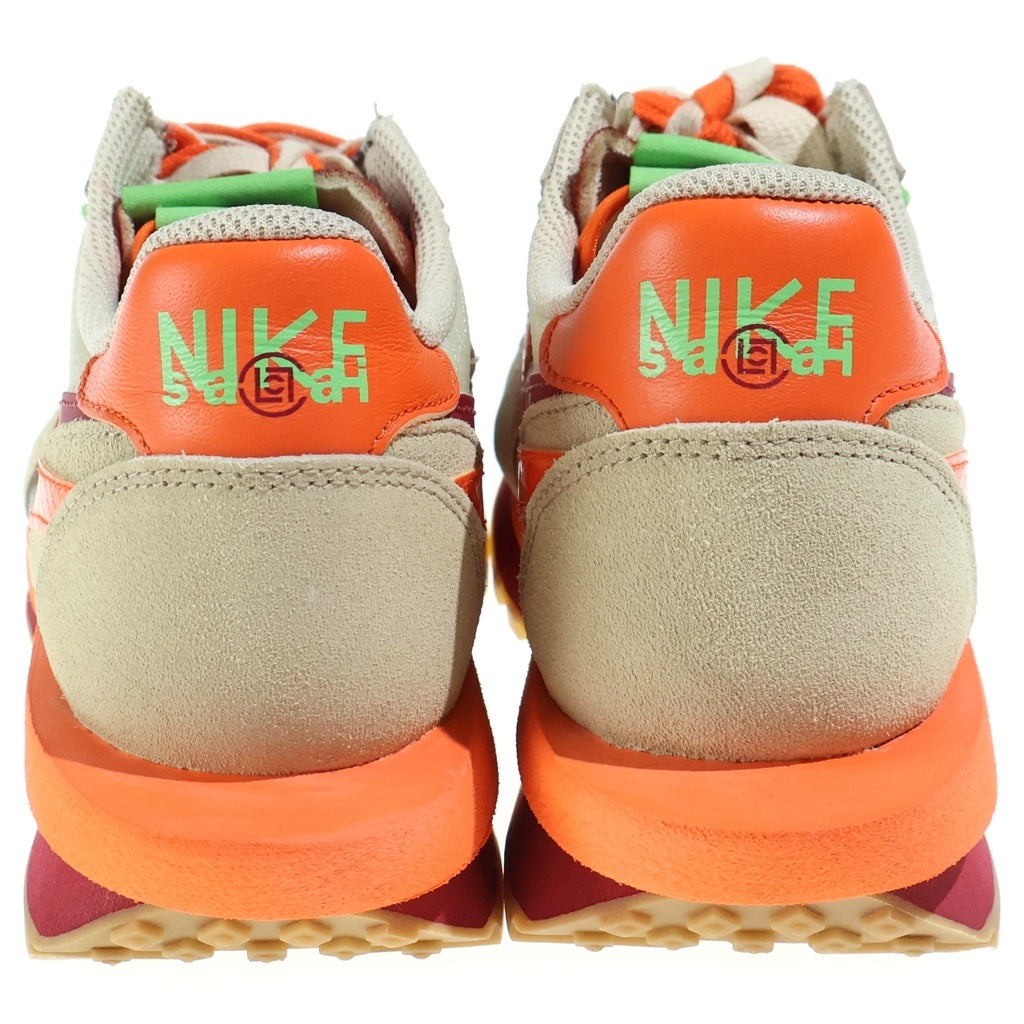 NIKE(ナイキ) ×Sacai ×CLOT WAFFLE ORANGE BLAZE DH1347-100 クロット サカイ LD ワッフル オレンジブレイズ ローカットスニーカー オレンジ/ベージュ US8/26cm