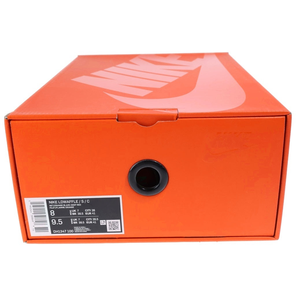 NIKE(ナイキ) ×Sacai ×CLOT WAFFLE ORANGE BLAZE DH1347-100 クロット サカイ LD ワッフル オレンジブレイズ ローカットスニーカー オレンジ/ベージュ US8/26cm