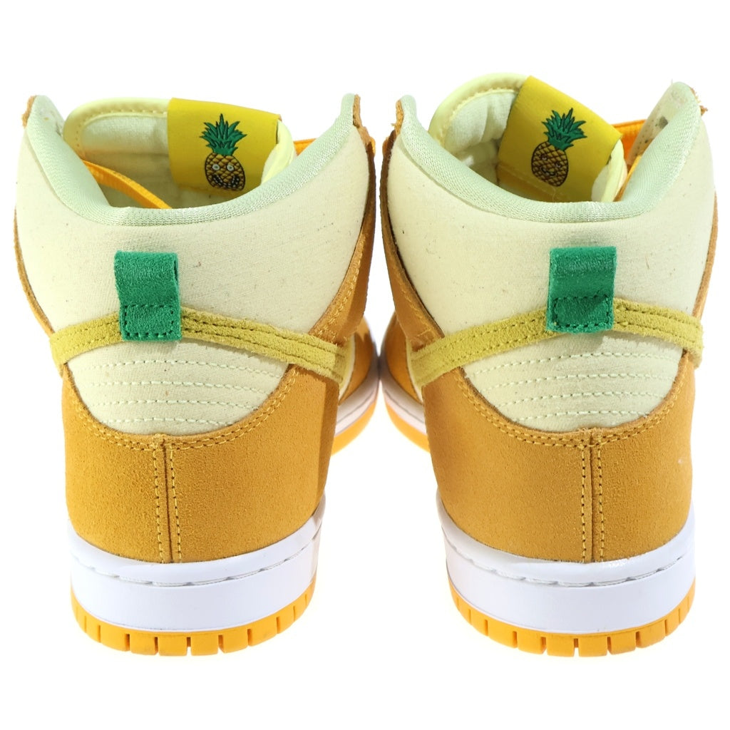NIKE(ナイキ) DUNK HIGH PINEAPPLE DM0808-700 ダンク パイナップル ハイカットスニーカー イエロー US8/26cm