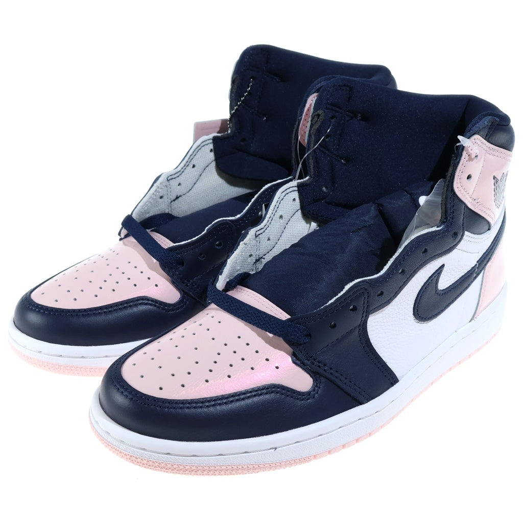 NIKE(ナイキ) WMNS AIR JORDAN 1 HIGH OG SE ATMOSPHERE ウィメンズ エアジョーダン1 アトモスフィア ハイカットスニーカー ブラック/ホワイト/ピンク US9/26cm DD9335-641 レディース