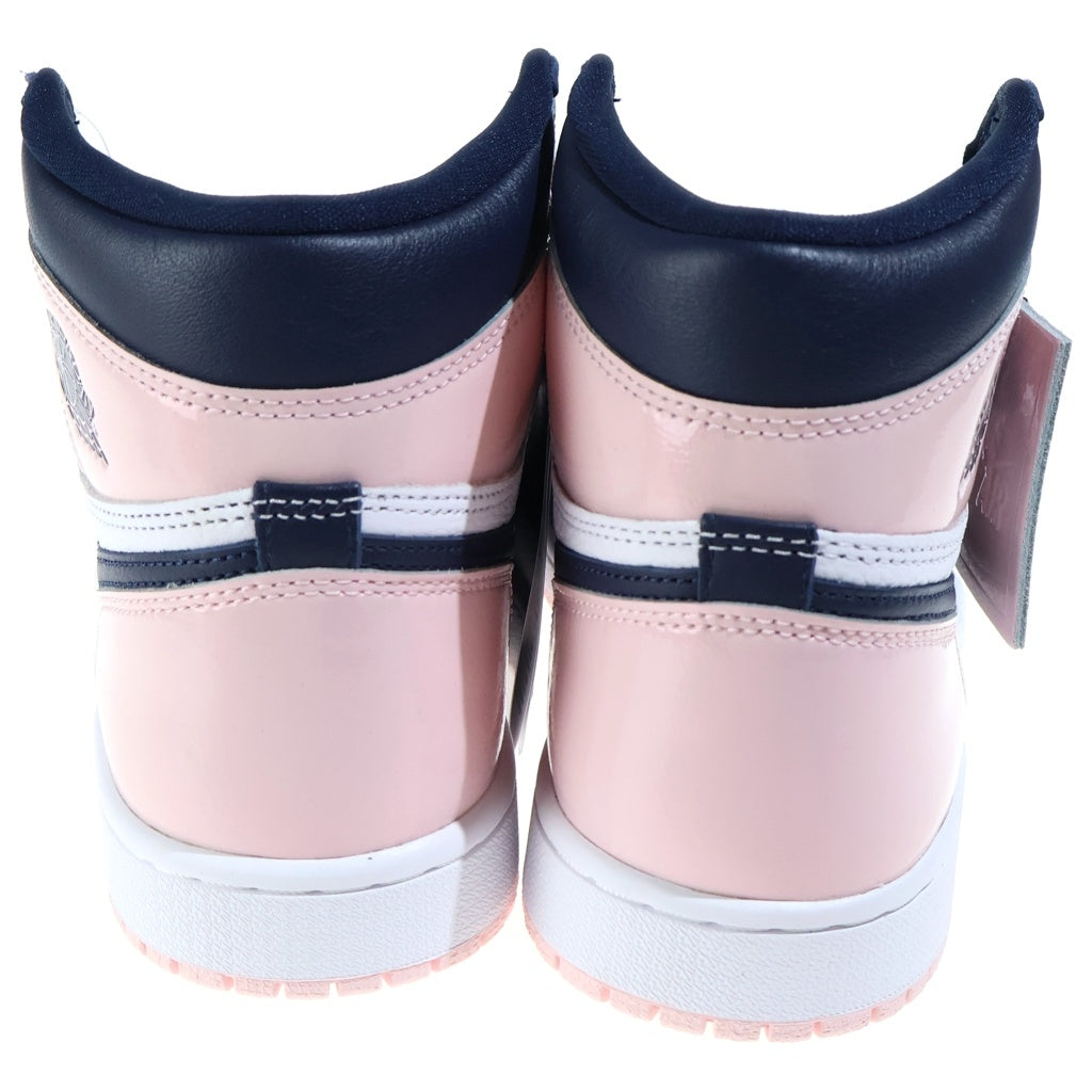 NIKE(ナイキ) WMNS AIR JORDAN 1 HIGH OG SE ATMOSPHERE ウィメンズ エアジョーダン1 アトモスフィア ハイカットスニーカー ブラック/ホワイト/ピンク US9/26cm DD9335-641 レディース