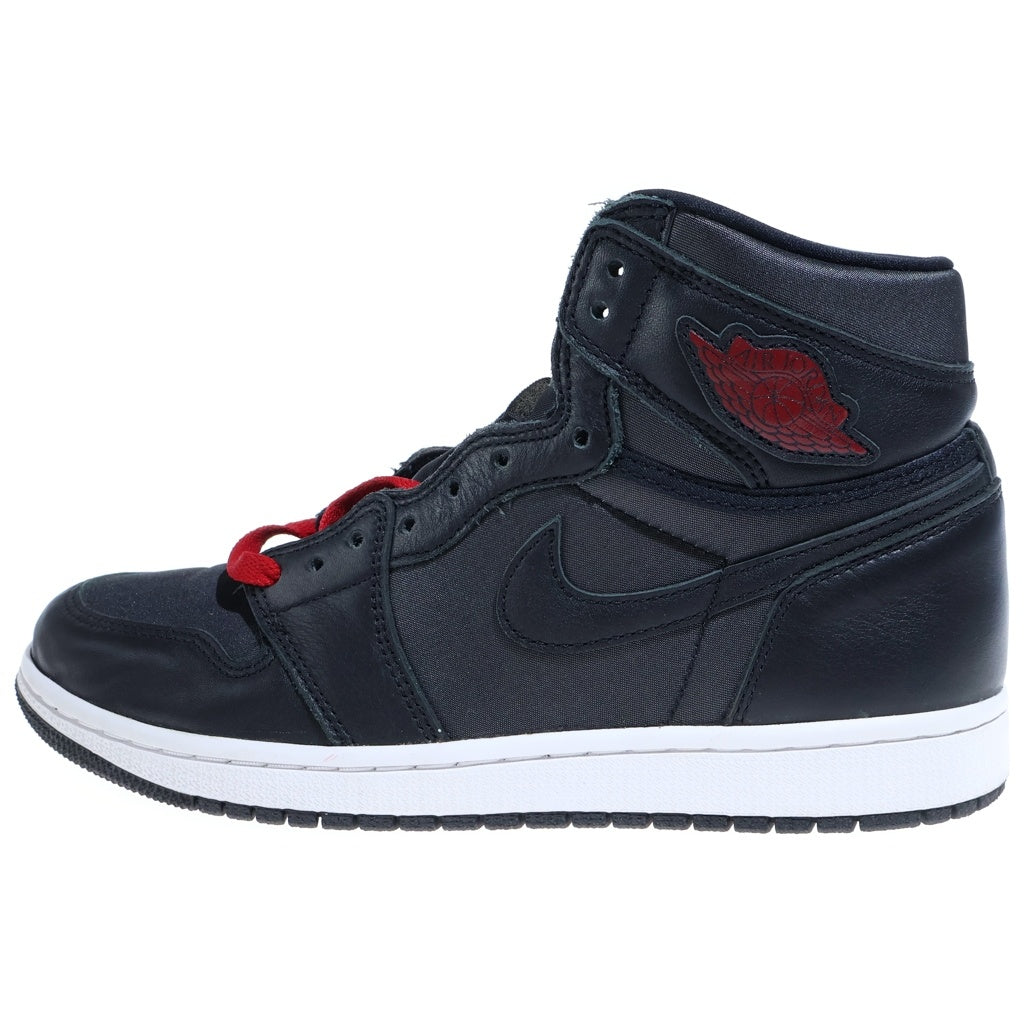 NIKE(ナイキ) AIR JORDAN 1 RETRO HIGH OG 555088-060 エアジョーダン1 レトロ ハイカットスニーカー ブラック US8/26cm