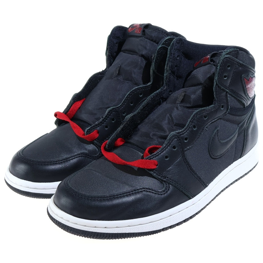 NIKE(ナイキ) AIR JORDAN 1 RETRO HIGH OG 555088-060 エアジョーダン1 レトロ ハイカットスニーカー ブラック US8/26cm
