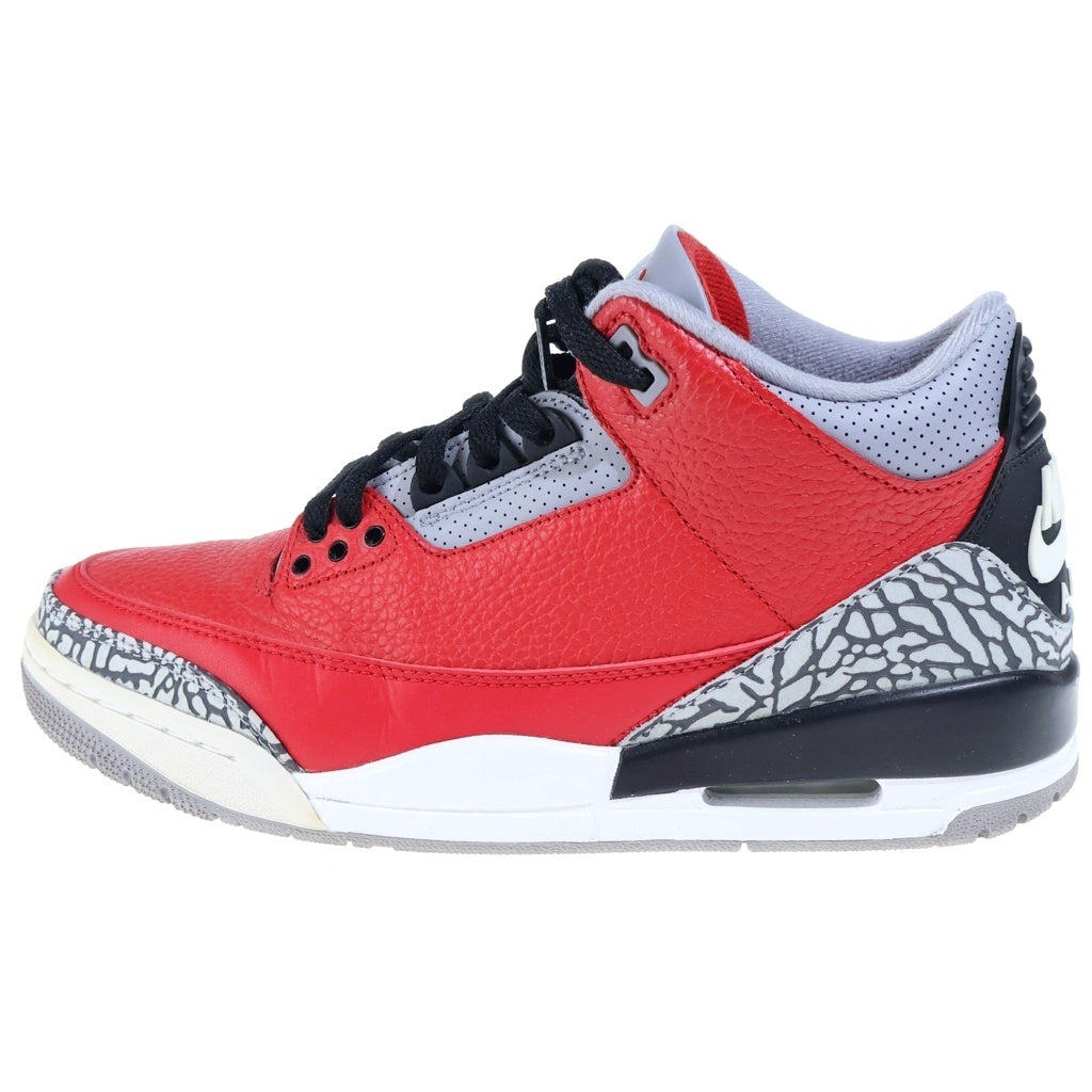 NIKE(ナイキ) AIR JORDAN 3 RETRO SE CK5692-600 エアジョーダン3 レトロ ミッドカットスニーカー レッド US8/26cm