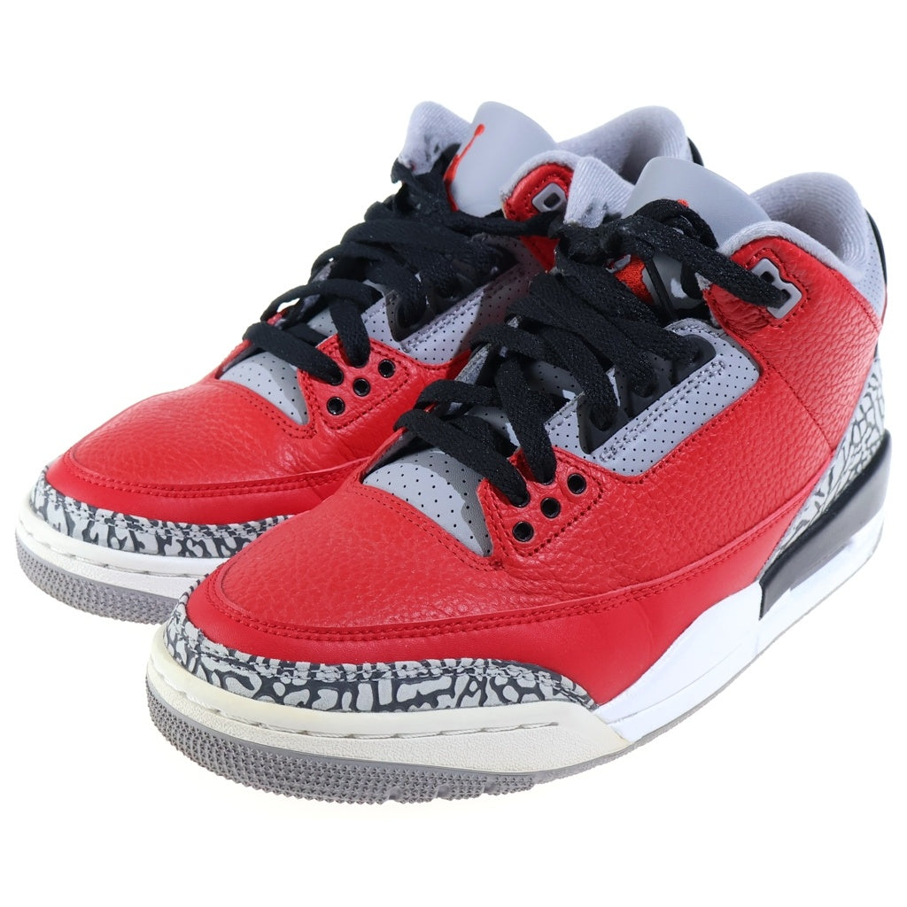 NIKE(ナイキ) AIR JORDAN 3 RETRO SE CK5692-600 エアジョーダン3 レトロ ミッドカットスニーカー レッド US8/26cm