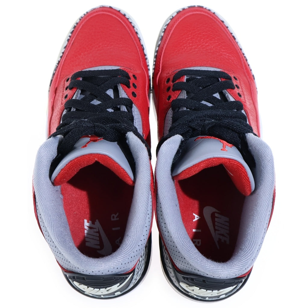 NIKE(ナイキ) AIR JORDAN 3 RETRO SE CK5692-600 エアジョーダン3 レトロ ミッドカットスニーカー レッド US8/26cm