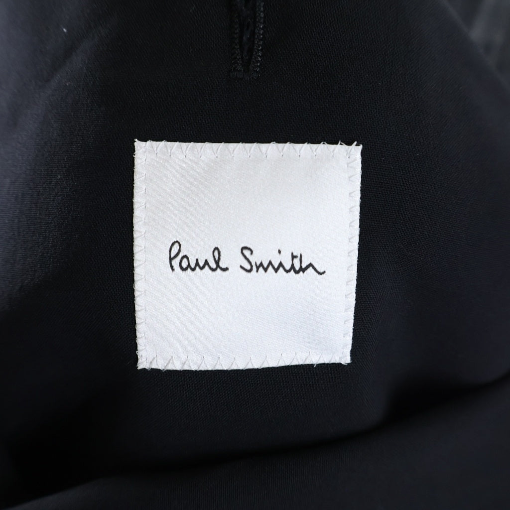 Paul Smith(ポールスミス) WASHABLE ウォッシャブル 2B ウール シングルテーラードジャケット スラックスパンツ セットアップスーツ ブラック 103010