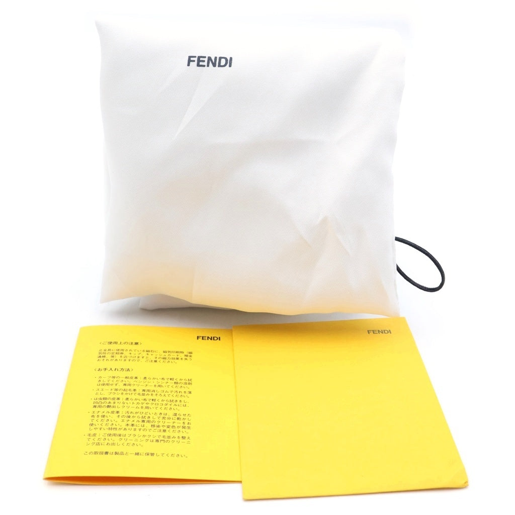 FENDI(フェンディ) セレリア ホーボー ワンショルダーバッグ ハンドバッグ ダークブラウン レザー ゴールド金具 レディース