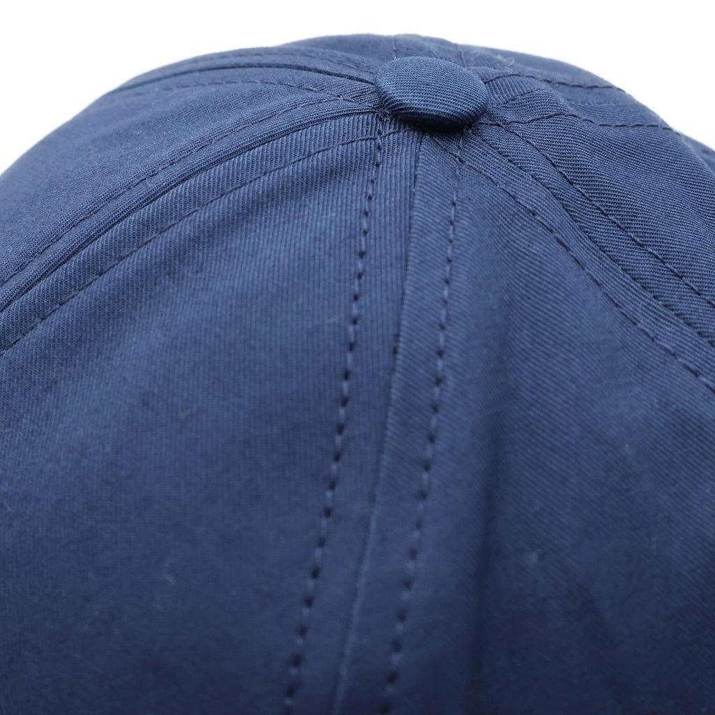 CELINE(セリーヌ) Initial Baseball Cap Cロゴ イニシャルベースボールキャップ 帽子 コットン ゴールド金具/ネイビー 2AUA2969P レディース