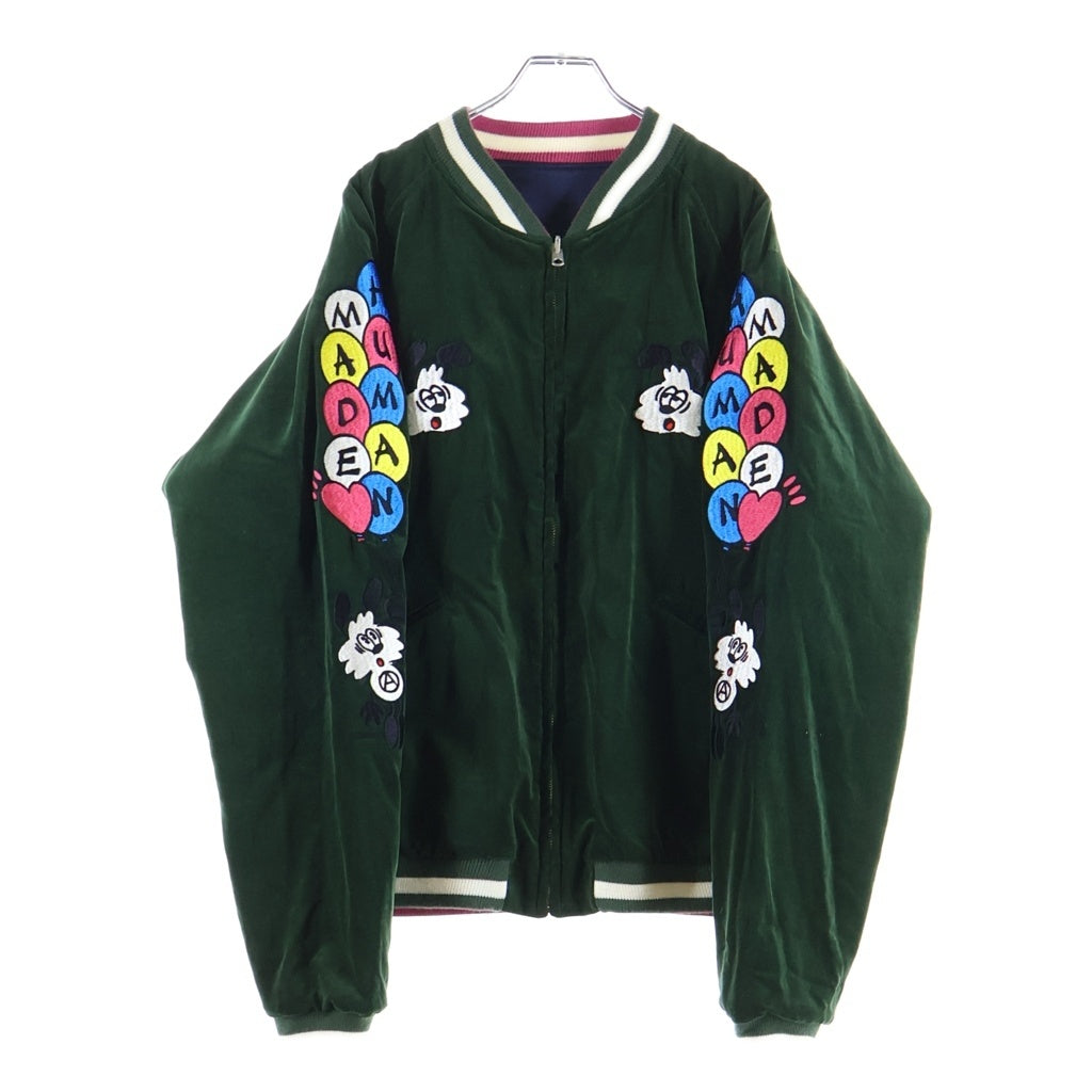 HUMAN MADE(ヒューマンメイド) 22SS ×VERDY VICK YOKOSUKA JACKET ヴェルディ ヨコスカ リバーシブル スーベニアジャケット スカジャン ブルゾン ネイビー