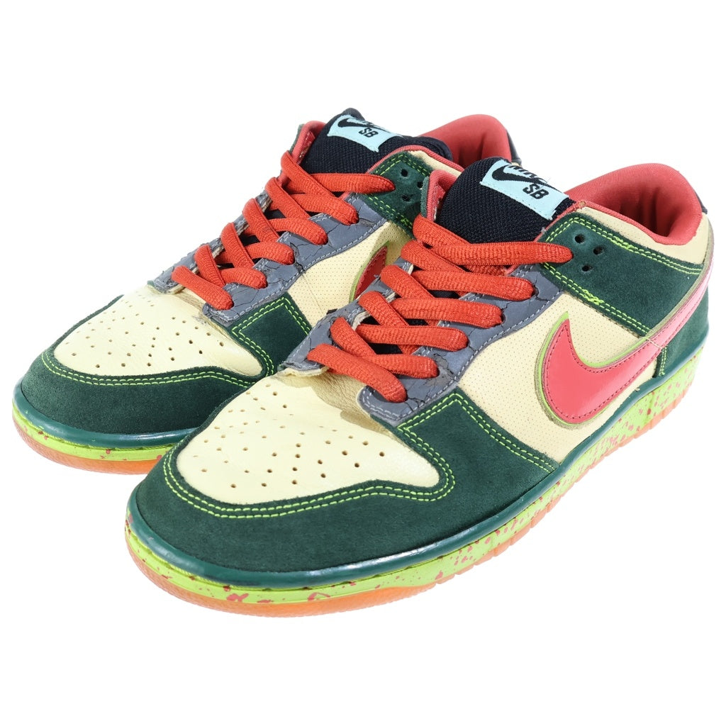 NIKE SB(ナイキエスビー) 【観賞用 2005年製】 DUNK LOW PREMIUM MOSQUITO ダンク プレミアム モスキート ローカットスニーカー マルチ US10.5/28.5cm 313170-761