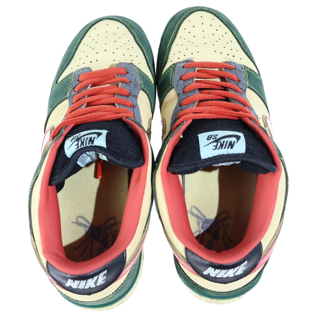 NIKE SB(ナイキエスビー) 【観賞用 2005年製】 DUNK LOW PREMIUM MOSQUITO ダンク プレミアム モスキート ローカットスニーカー マルチ US10.5/28.5cm 313170-761