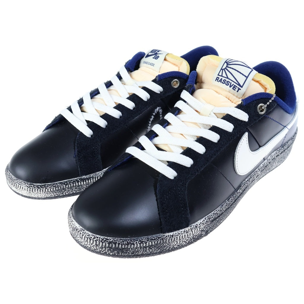 NIKE SB(ナイキエスビー) ×Rassvet ZOOM TENNIS CLASSIC IO9846-400 ラスベート ズーム テニス クラシック ローカットスニーカー ブラック US10/28cm