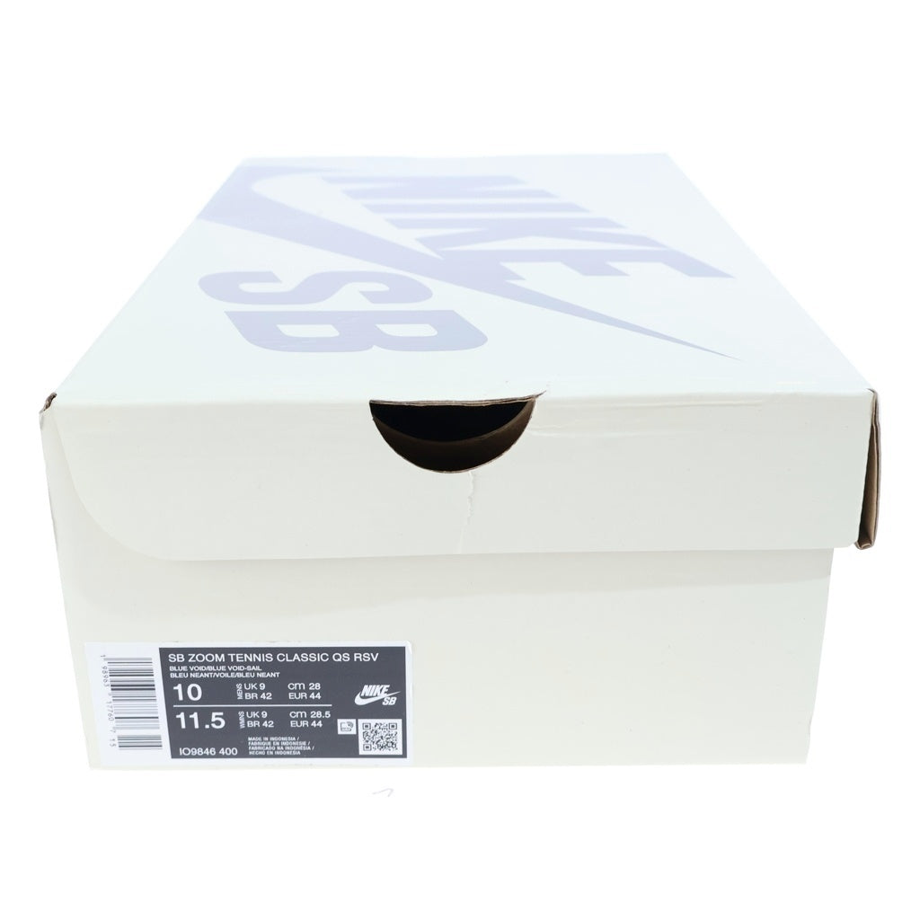 NIKE SB(ナイキエスビー) ×Rassvet ZOOM TENNIS CLASSIC IO9846-400 ラスベート ズーム テニス クラシック ローカットスニーカー ブラック US10/28cm