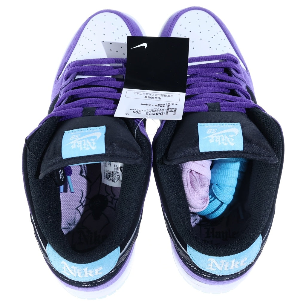 NIKE SB(ナイキエスビー) ×Hayley Wilson DUNK LOW PRO HJ0513-500 ヘイリーウィルソン ダンク プロ ローカットスニーカー パープル/ブラック US9.5/27.5cm