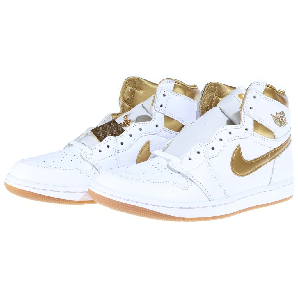 NIKE(ナイキ) WMNS AIR JORDAN 1 RETRO HIGH OG FD2596-107 ウィメンズ エアジョーダン1 レトロ ハイカットスニーカー ホワイト/ゴールド US10/27cm