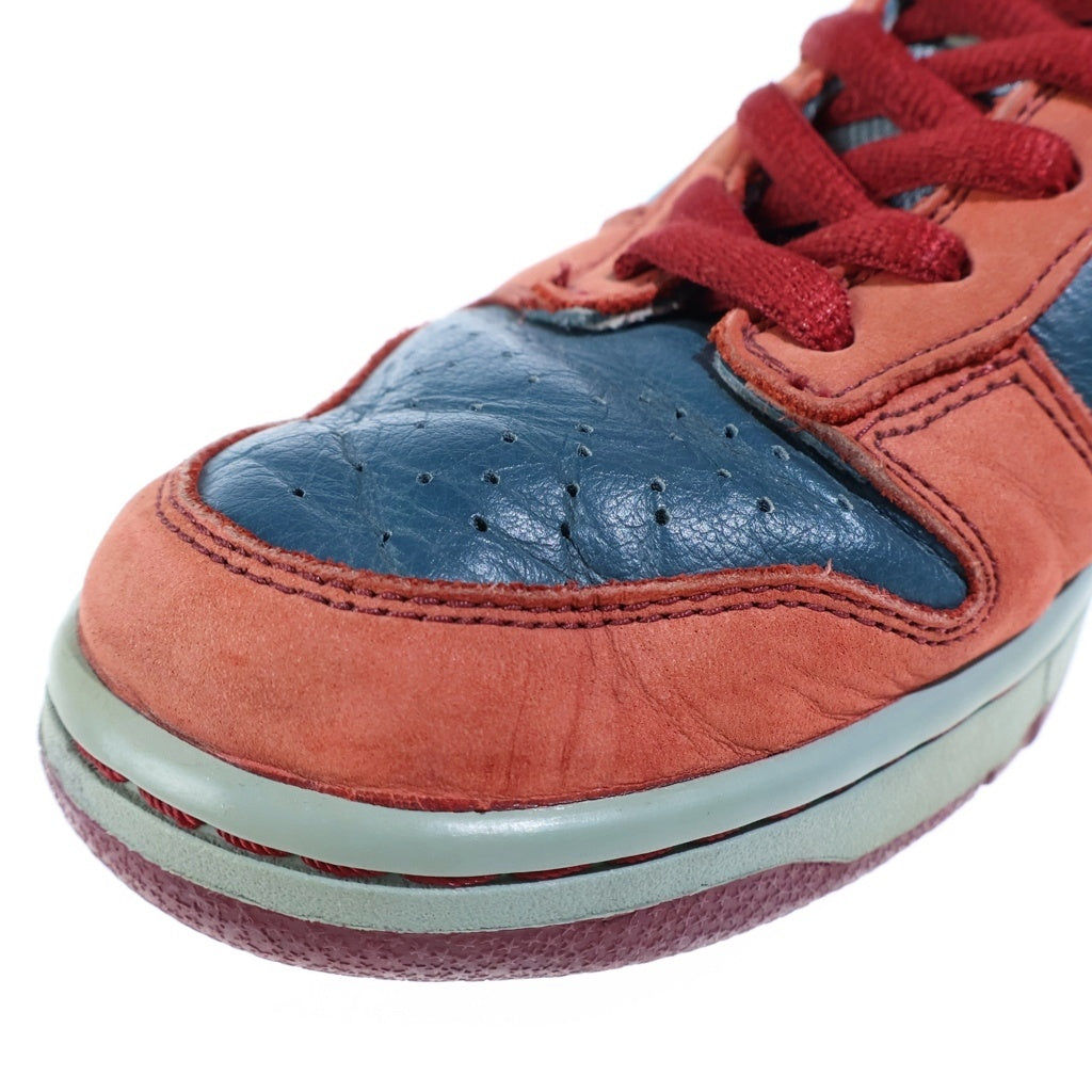 NIKE SB(ナイキエスビー) 【観賞用2002年製】 DUNK LOW PRO SB SHARK ダンク プロ シャーク ローカットスニーカー レッド/ネイビー US9.5/27.5cm 304292-361