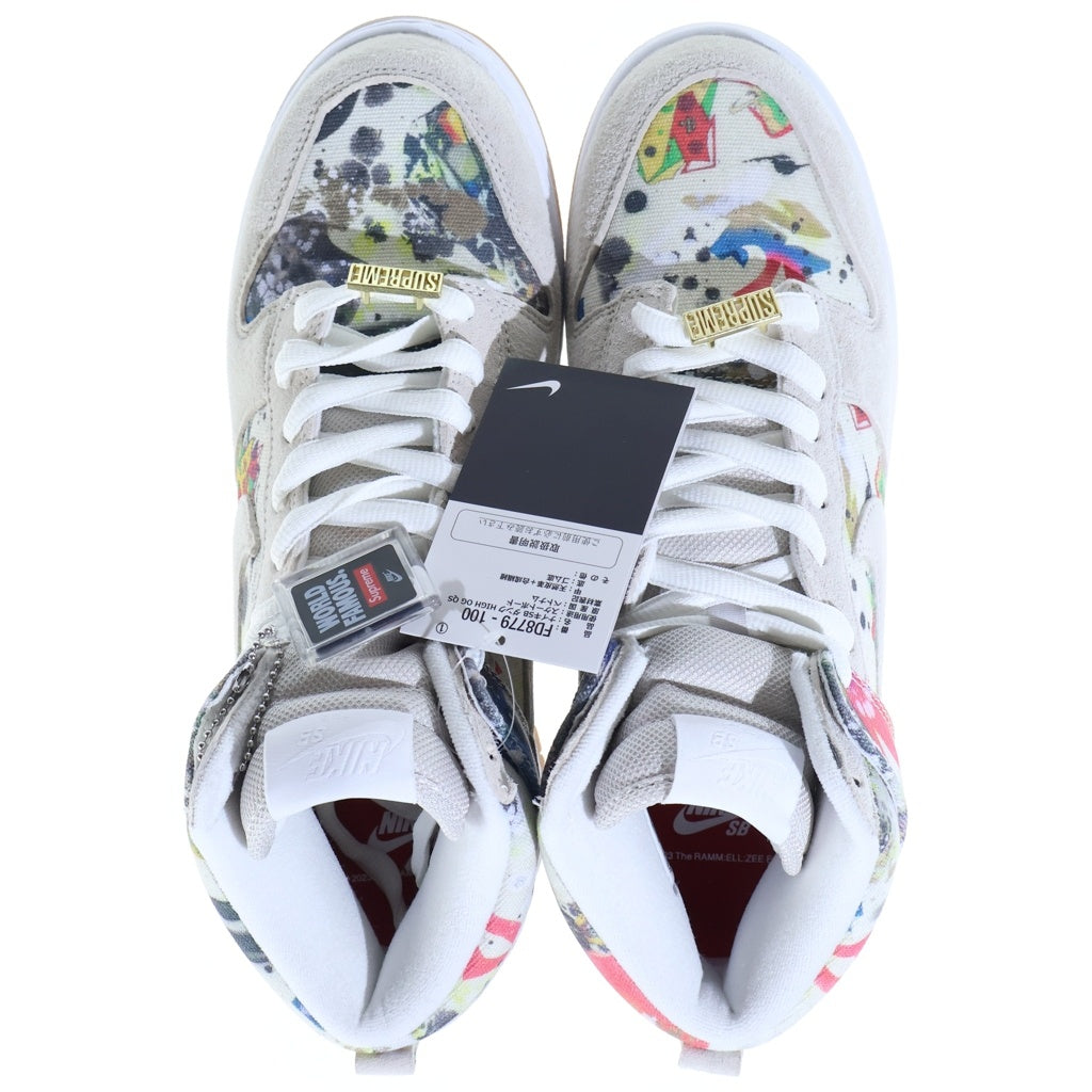 NIKE SB(ナイキエスビー) ×Supreme DUNK HIGH RAMMELLZEE FD8779-100 シュプリーム ダンク ラメルジー マルチ US9.5/27.5cm