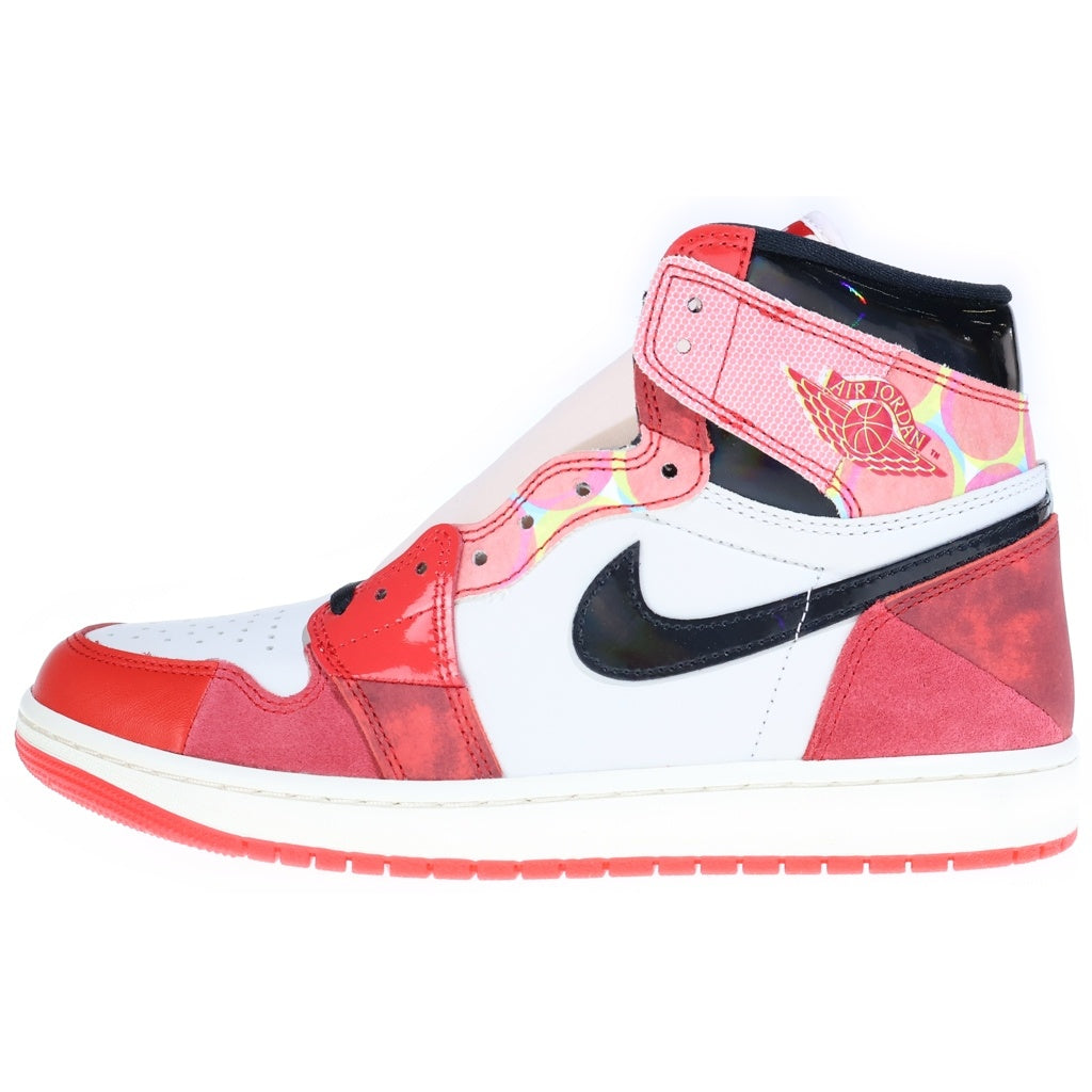 NIKE(ナイキ) ×Spider Man AIR JORDAN 1 RETRO HIGH OG SP DV1748-601 スパイダーマン エアジョーダン1 レトロ ハイカットスニーカー レッド/ホワイト US9.5/27.5cm