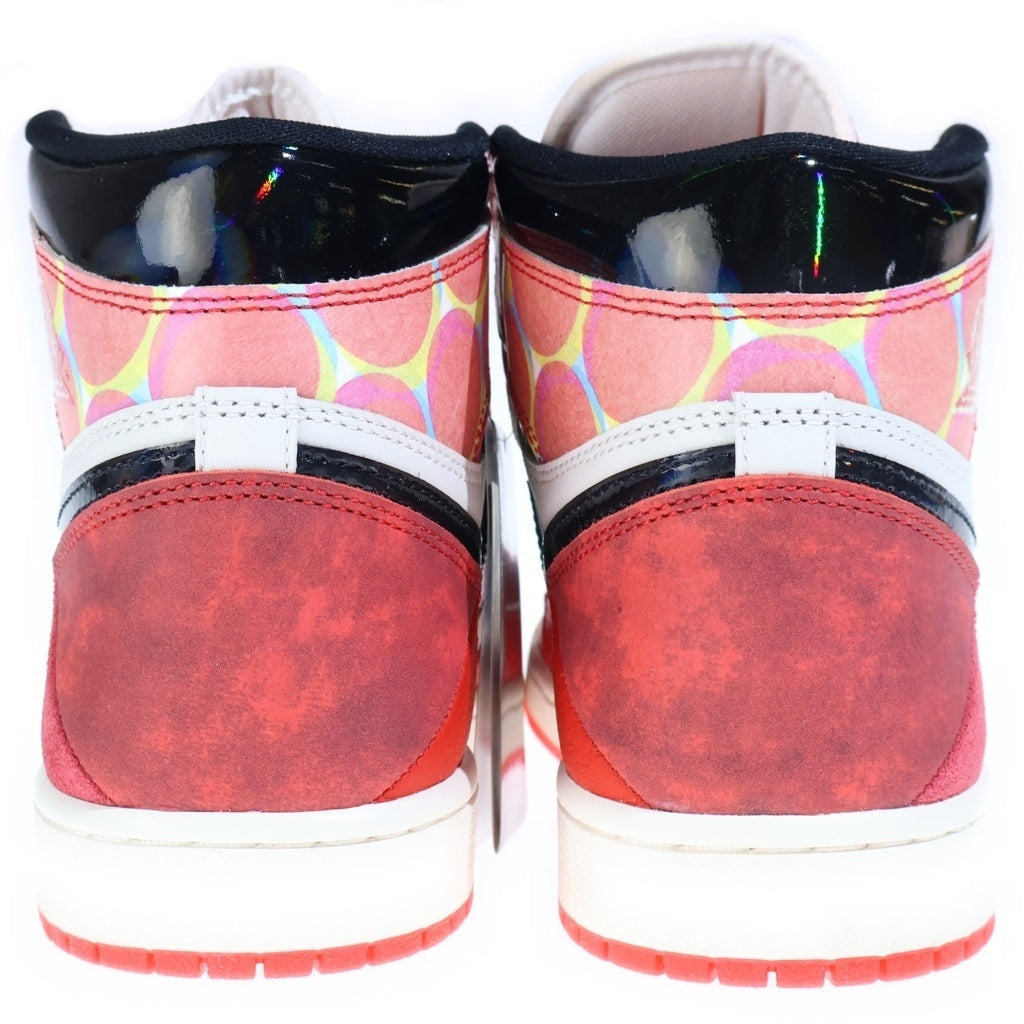 NIKE(ナイキ) ×Spider Man AIR JORDAN 1 RETRO HIGH OG SP DV1748-601 スパイダーマン エアジョーダン1 レトロ ハイカットスニーカー レッド/ホワイト US9.5/27.5cm