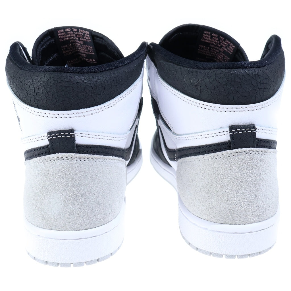 NIKE(ナイキ) AIR JORDAN 1 HIGH OG BLEACHED CORAL エアジョーダン1 ブリーチド コーラル ハイカットスニーカー ブラック/グレー US9.5/27.5cm 555088-108
