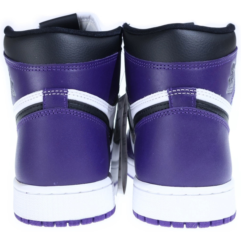 NIKE(ナイキ) AIR JORDAN 1 RETRO HIGH OG 555088-500 エアジョーダン1 レトロ ハイカットスニーカー パープル/ホワイト US9.5/27.5cm