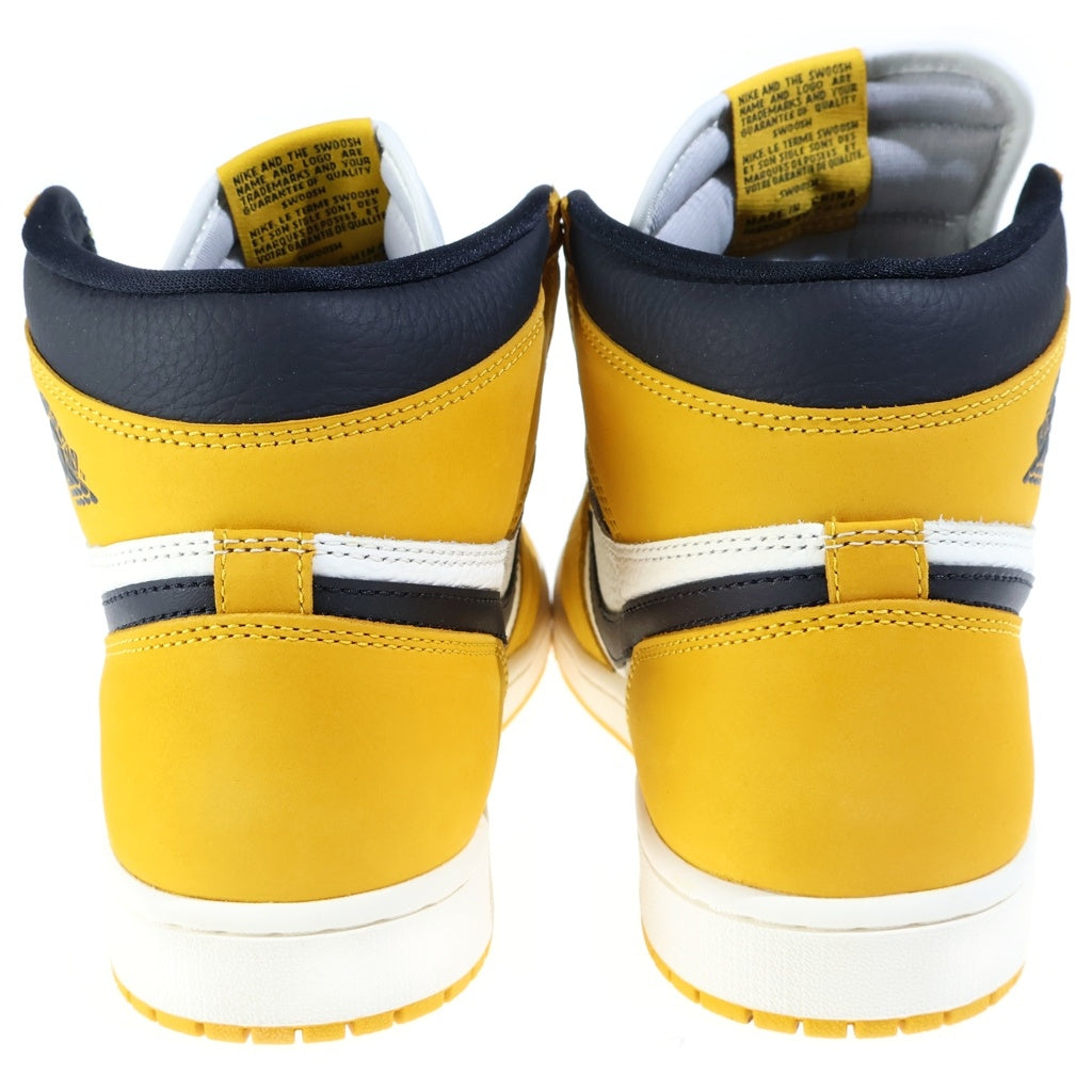 NIKE(ナイキ) AIR JORDAN 1 RETRO HIGH OG DZ5485-701 エアジョーダン1 レトロ ハイカットスニーカー イエロー/ホワイト US9.5/27.5cm